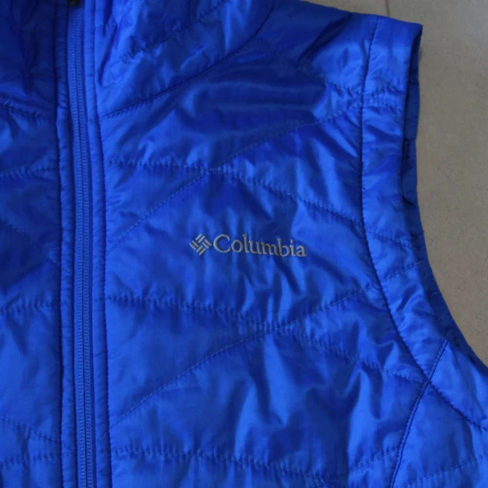 Columbia Omniheat Vest In Bright Blue - Picture 2 of 4